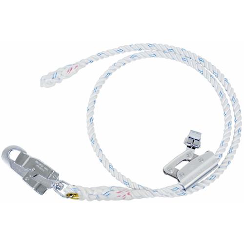 ＴＳＵＹＯＲＯＮ ワークポジショニング用器具用ロープ金具付 ＴＤ－５２７ ナイロン 三つ打ち 直径１６ｍｍ×長さ２１００ｍｍ WP-TD-527-BP 【163-3477】