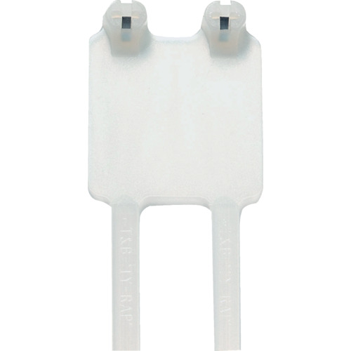 ＴＹ－Ｒａｐ マーキングタイ 識別タグ付き 標準 ナチュラル色 ラベル寸法２９．７×２７ｍｍ 幅４．８×長さ１８４ｍｍ ５０本入り TY546MD 【683-2404】