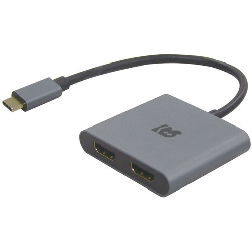 ＲＡＴＯＣ ＵＳＢ Ｔｙｐｅ－Ｃ ｔｏ デュアルＨＤＭＩディスプレイアダプター（ＰＤ対応） RS-UCHD2-PD 【684-8355】