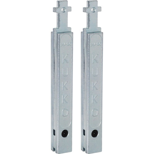 クッコ スライド式プーラー用延長アーム 150mm 2本入 1-V-150-P 【692-1502】|オレンジ便利