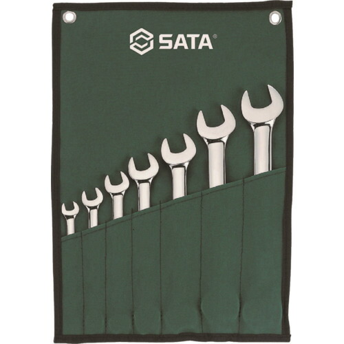 SATA コンビネーションレンチセット(7点) 09070 【695-7724】
