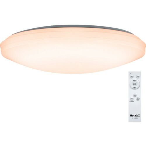 ＨｏｔａｌｕＸ ＬＥＤシーリングライト 調光タイプ ～１２畳用 ４５００ｌｍ 電球色 ＳＬＤＺ１２７９０Ｌ SLDZ12790L 【701-1600】
