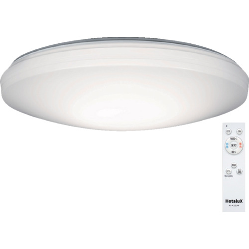 ＨｏｔａｌｕＸ ＬＥＤシーリングライト 調色／調光タイプ ～１２畳用 ５０００ｌｍ 昼光色－電球色 ＳＬＤＣ１２７９０ SLDC12790 【701-1602】