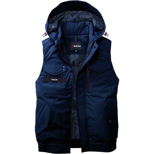ＢＵＲＴＬＥ 防寒ベスト ５０６４－０３－ＸＸＬ ネイビー 5064-03-XXL 【703-6613】