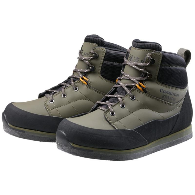 渓流(ケイリュウ) アウトドア 沢登り 源流釣り シューズ KR 3XF WIDE 578カーキ 29.0 0035020