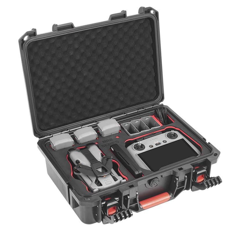 DJI Mini 5 Pro専用 収納ケース 防水 ハードケース・キャリングケース DJI RC 2/RC-N3 送信機 収納ケース Mini 5 Pro アクセサリー全面保護型 防塵 耐衝撃性 耐傷性