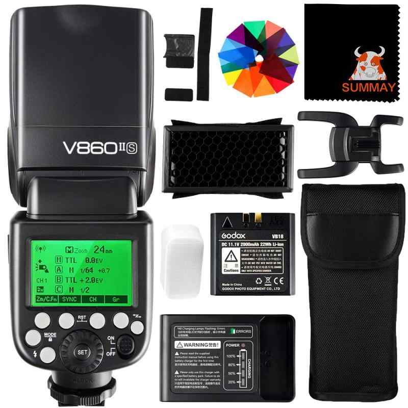 正規代理＆日本語取説書 V860IIS ソニー用 クリップオンストロボ GN60 TTL HSS 1/8000s 650回フルパワーショッ 1.5秒のリサイクルタイム 電池 カメラフラッシュスピードライト ポートレ
