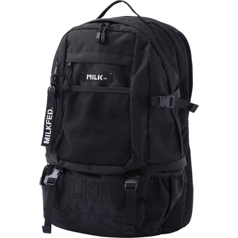 [ミルクフェド] NEO EMBROIDERY BIG BACKPACK BAR 3192048