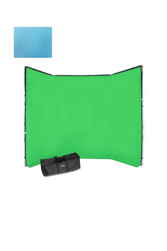 マンフロット(Manfrotto)  クロマキー FX 周囲の状況一揃いの道具 緑であること 4×2.9m 洗い濯ぎはりつけ台属する JP A00017BMS