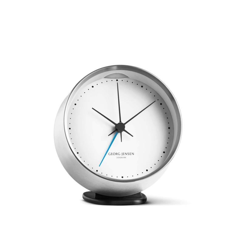 Georg Jensen 時計 アラームクロック HENNING KEL シルバー 3587585