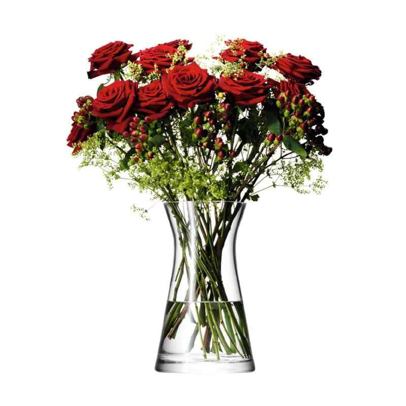 LSA(エルエスエー) フラワーベース(花器) クリア 高さ29cm FLOWER G667-29-301