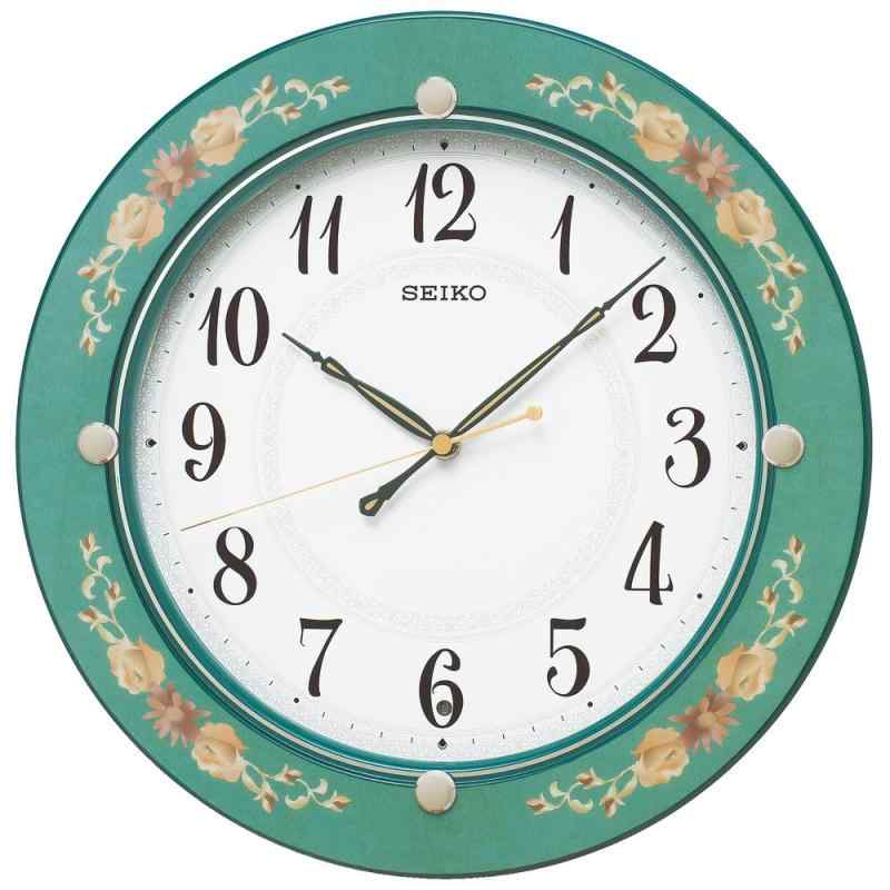 SEIKO CLOCK (セイコークロック) 掛時計 電磁波 アナログ 木枠