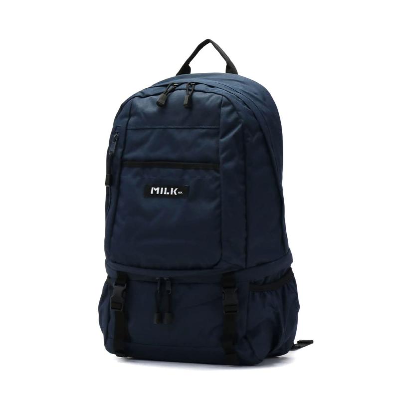 [ミルクフェド] BIG BACKPACK BAR BARロゴタイプ続きもの