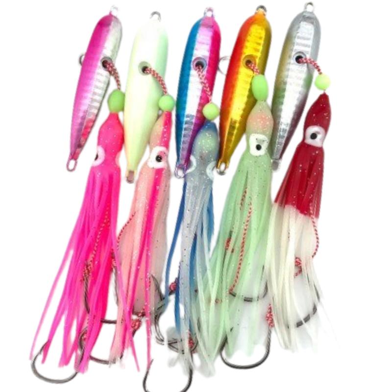 楽天市場】カジキ イカ 型 ルアー マグロ 6カラー 釣り ルアー セット