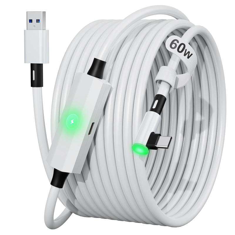 usb c ケーブル 高速転送 急速充電 Quest 1/2/3/3S・PICO4・PC VR対応