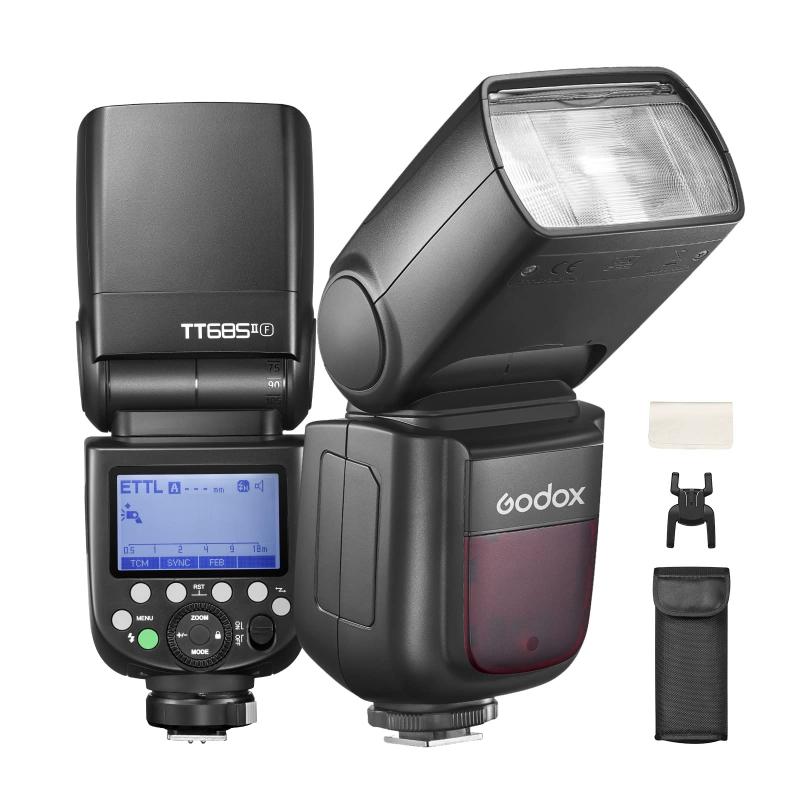 TT685IIF 写真機閃光電球 素早さ点火装置 2.4G HSS 1/8000s TTL GN60 TCM役立つこと 技適見澄ます付き添い人 クイックリリース・ホットシュー 富士写真機相応う