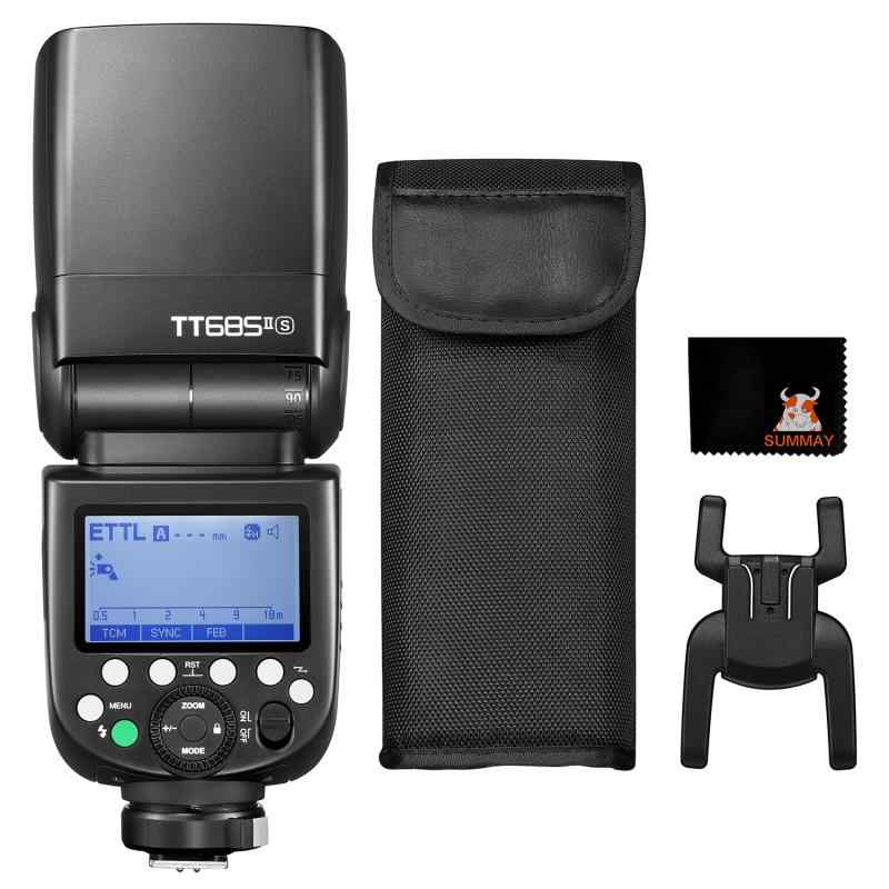TT685II-Sソニー写真機用オンカメラTTL閃光電球、1/8000秒高速道路同期調整、クイック版行鍵を掛ける、TCMインスタント取り替えっこ、GN60手動素早さ点火装置、0.1～2.6秒の再利用第四次元、 X取り合わせ