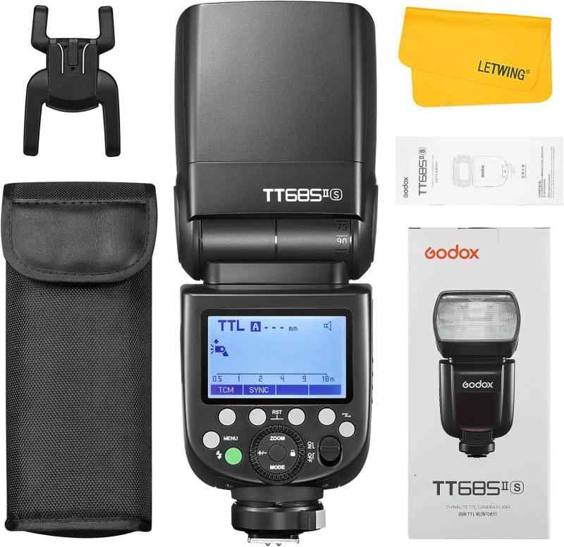 TT685II ストロボ フラッシュ TTL HSS 1/8000s 2.4G 無線伝送 スピードライト カメラフラッシュ