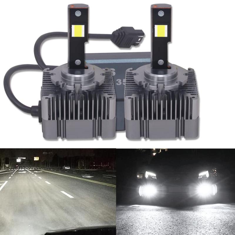 LED ヘッドライトバルブ 爆光 純正交換用 LED化 キャンセラー内蔵 加工無し 光軸調整 静音冷却ファン 車検対応 説明書付き|オレンジアイランド