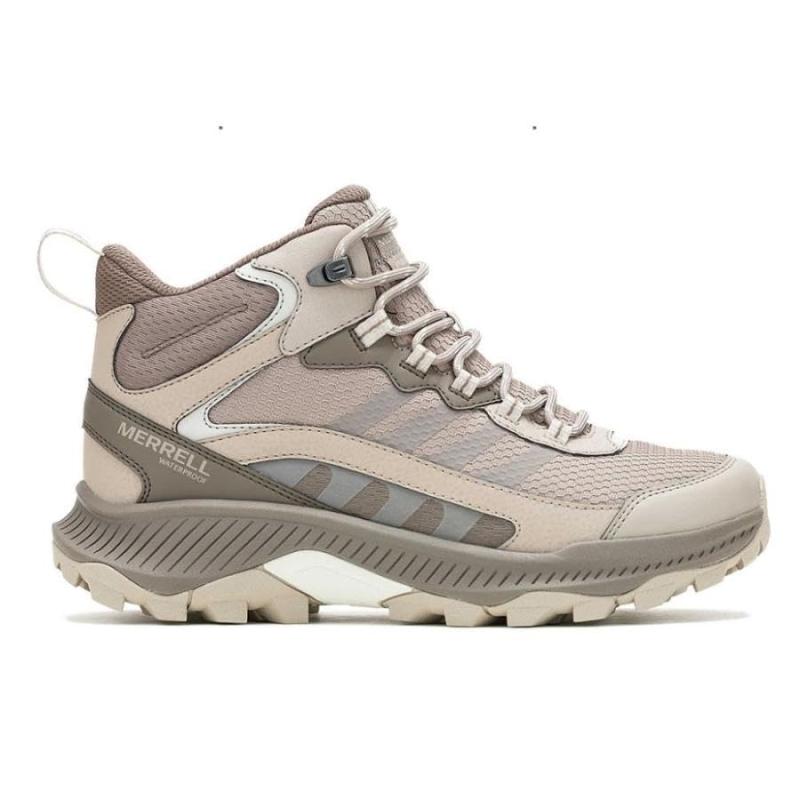 MERRELL(メレル) レディース SPEED STRIKE 2 MID WATERPROOF 防水[メレル] ハイキングシューズ SPEED STRIKE 2 MID WATERPROOF 防水 レディース BLACK 23.5 cm 2E｜オレンジアイランド