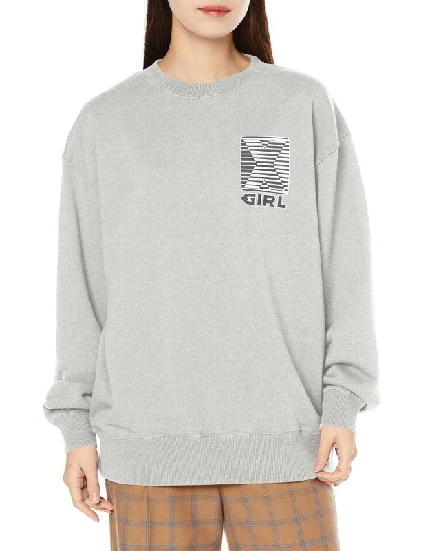 [エックスうしろ帯] 調教師 DE BOX LOGO SWEAT TOP レディース