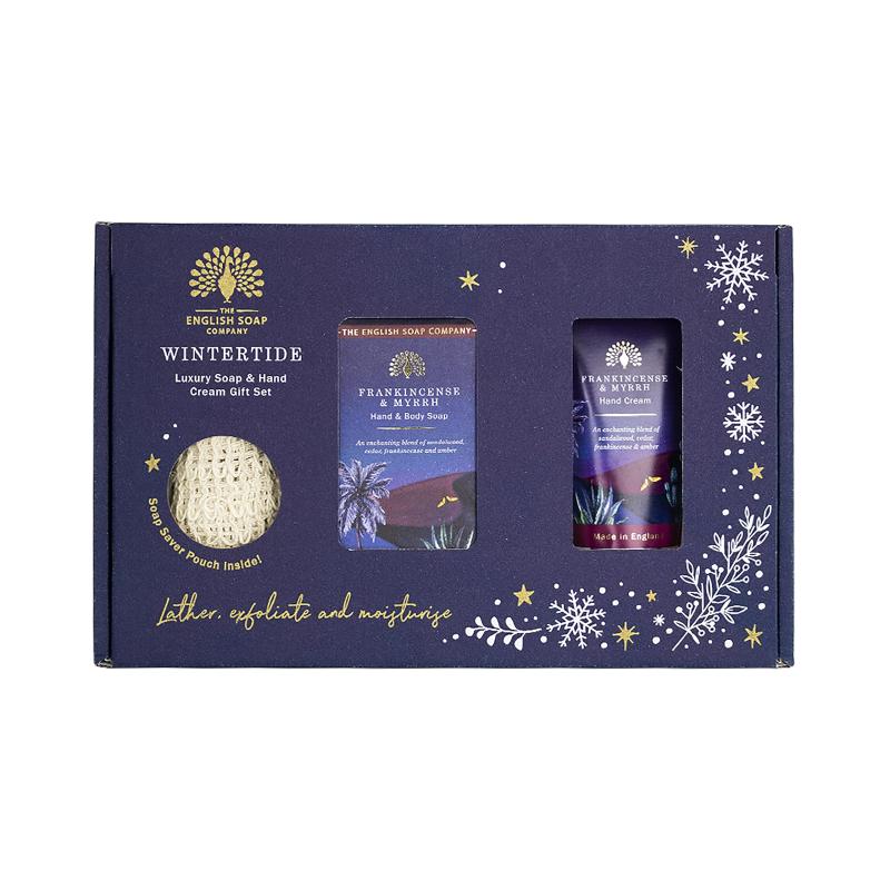 THE ENGLISH SOAP COMPANY ザイングリッシュ ソープ カンパニー WINTERTIDE ウインタータイド GIFT SET Frankincense & Myrrh フランキンセンス＆ミルラ