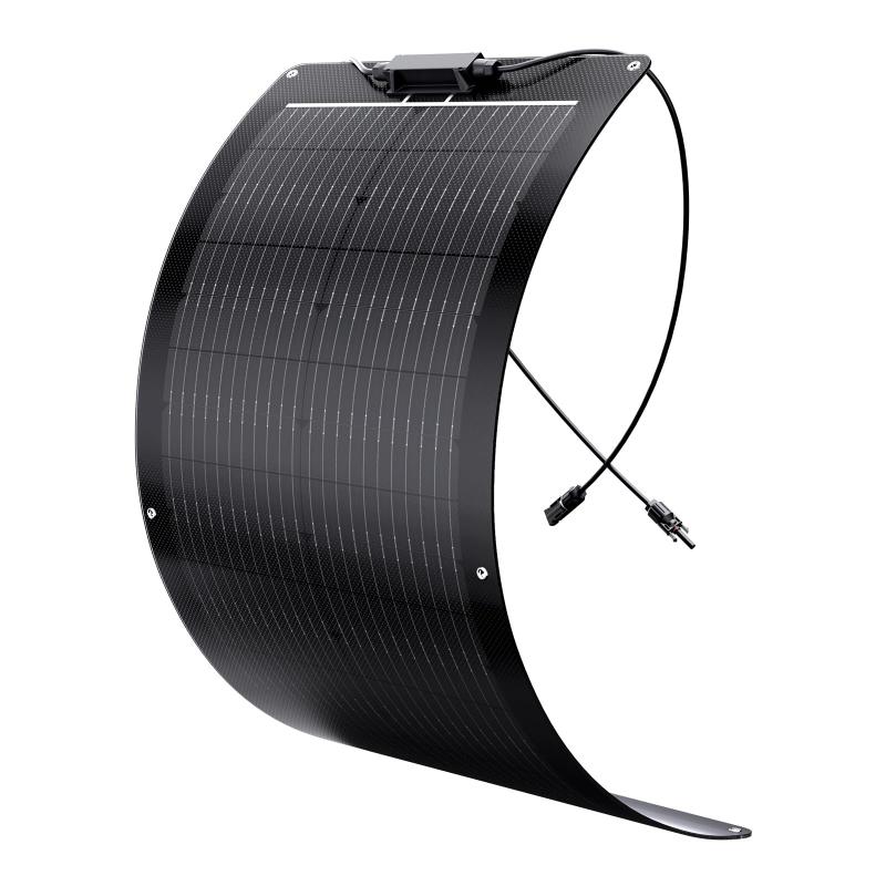 ZOUPW フレキシブルソーラーパネル 50W 100W PERC 11BB ソーラーパネル ステンレス結束バンドとカラビナ付属 太陽光発電 車・船舶・屋根対応 8,478円