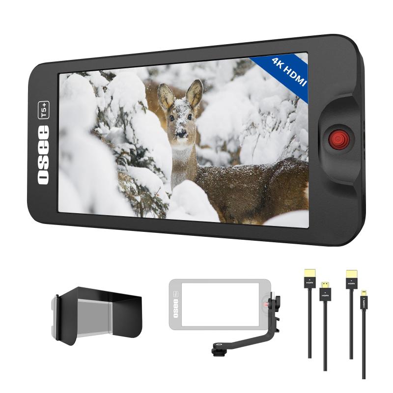OSEE T5+ 5.5 in 写真機管する 録画媒体管する