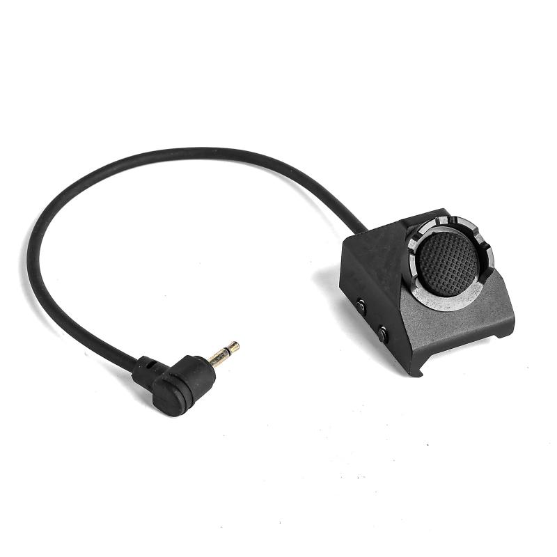 UNITY タイプ 2.5mm プラグ タクティカル リモートスイッチ 20mmレイル対応 PEQ/DBAL用 (ブラック)