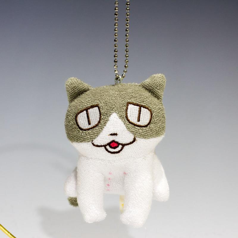 くるねこ ボールチェーン付きマスコット ぬいぐるみ 高さ9cm トメ画像