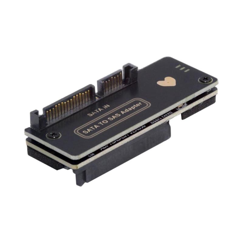 アングル型 SFF-8482 SAS 22ピン/29ピン - 7ピン + 15ピン SATA ハードディスクドライブ RAID アダプタケーブル