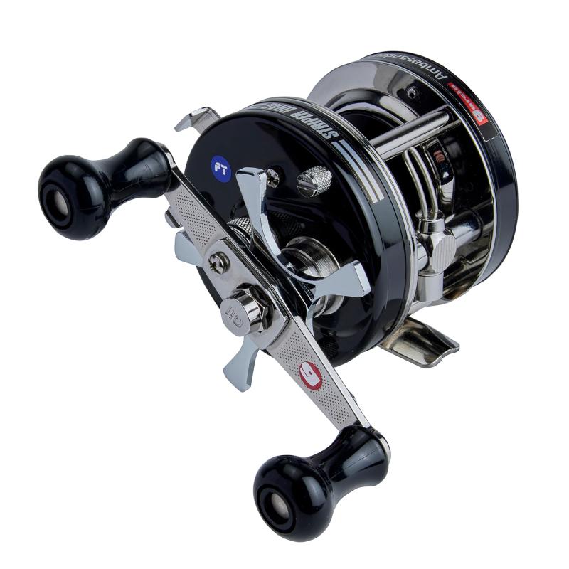 AbuGarcia(アブガルシア) AMB.4500 Striper Black ストライパー ブラック 右巻き 丸型リール クラシック スウェーデン