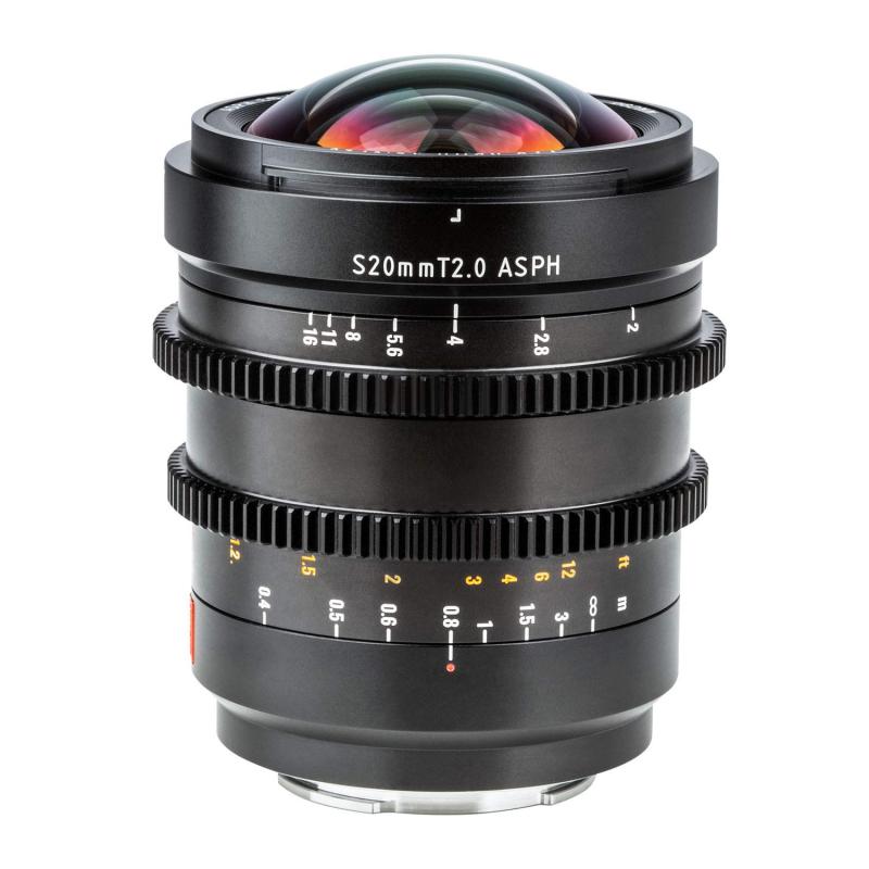 カメラ交換レンズ SonyFE-MF-n Z-MF S20mm T2.0 ASPH プロフェッショナルシネマレンズ 広角シネマレンズ