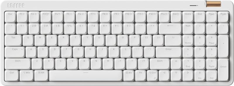 Flow Lite 100キーロープロファイルメカニカルキーボード、75％切りかえる能力のあるな申し受ける式無線電話鍵盤2.4G無線電話繋ぎ合わせる、Bluetooth繋ぎ合わせる、Windows、Macの有線繋ぎ合わせる/スペクターリニアキースイッチ 英