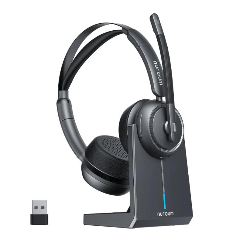HP31 ワイヤレス Bluetooth ヘッドセット 業務用 スタンド付き ノイズキャンセリングマイク搭載 45時間連続使用 ミュートボタン 250度回転 音量調整 業務用/コールセンター/テレワーク/Web会 15,625円