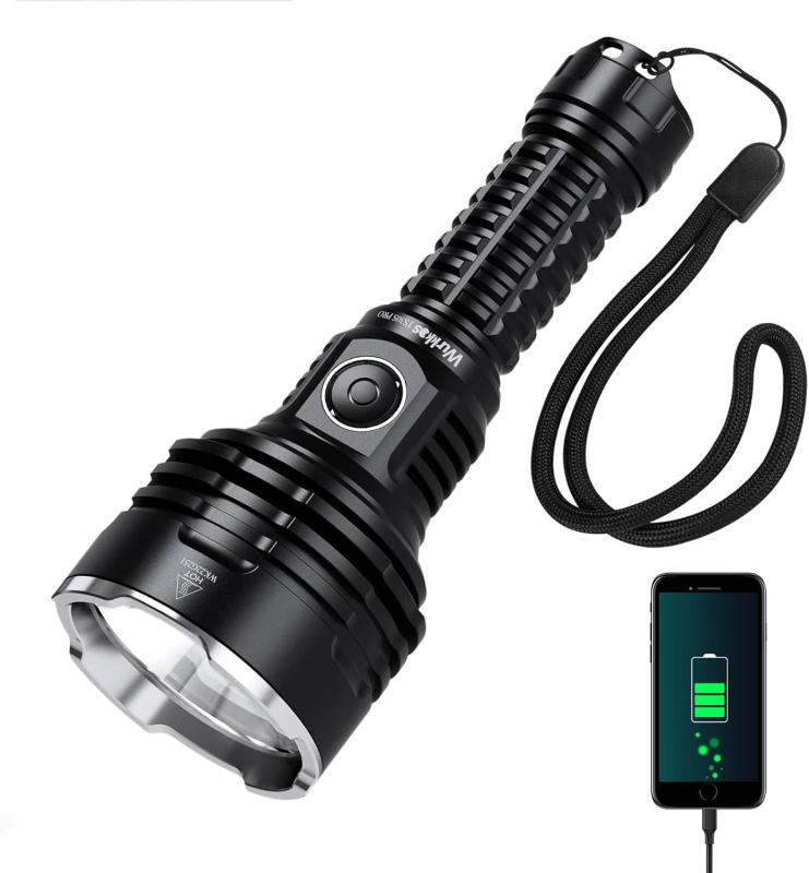 TS30S PRO 超豪然たるLEDともし火 6000lm高明快さ懐中照明ランプ，1086m超長範囲 USB-C申し受ける式 RGB助けること光付き添い人傍え取り替えっこ 雨合羽操作手順 キャンプ・捜しもとめる・山歩き用