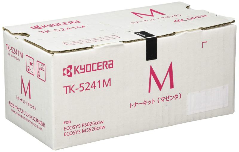 KYOCERA完全無欠トナーカートリッジマゼンタ TK-5241M(ECOSYS M5526cdw,P5026cdw向け)