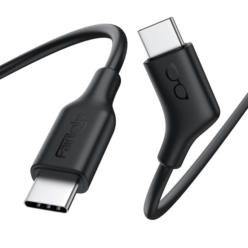 USB-C to USB-C ケーブル 1.2m (3.9ft) 4K60Hz 映像出力対応 同軸ディスプレイケーブル VRグラス・Xreal Air Pro/Nreal/・モバイルモニター・ポータブルモニター対応 USB 3.2 Gen2 最大10Gb