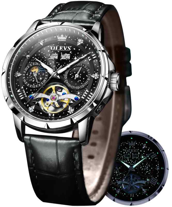 腕時計 メンズ 自動巻き 機械式 スケルトン ダイヤモンド 人気 カレンダー 防水 日付 夜光 watch for men ステンレス おしゃれ ブランド