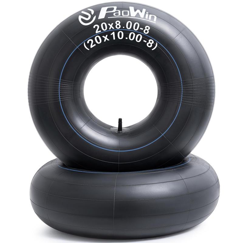 2本,20x8.00-8 チューブ,20x10.00-8 チューブ,20x8.00/10.00-8(18x8.50/9.50-8) タイヤチューブ バルブ TR13,適用 20x8.00-8 20x10.00-8 18x8.50-8 18x9.50-8
