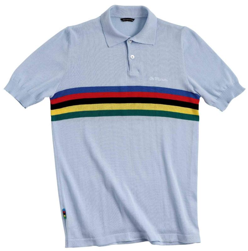 De Marchi(デマルキ) サイクルウェア ポロシャツ CAMPIONE POLO SKY M D5SMCDM25161画像