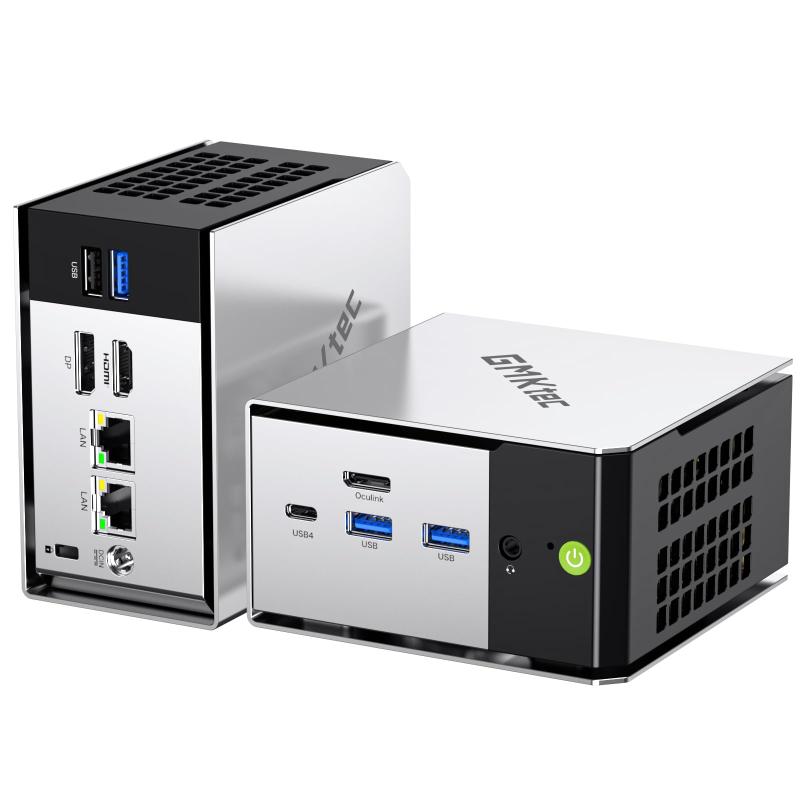 NucBox M8 ミニpc  Ryzen 5 PRO 6650H LPDDR5 16GB+512GB PCIe 4.0 M.2 2280  Radeon 660M小型pc Oculink/デュアル2.5G ローカルエリアネットワーク/無線LAN6E/BT5.2/HDMI2