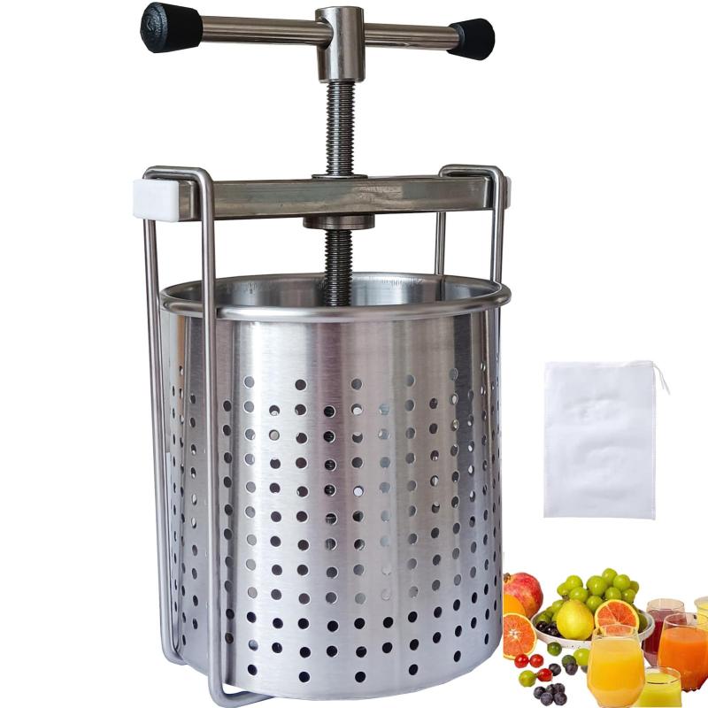 脱水機 手動 果汁しぼり器 野菜 絞り器 スロー ジューサー グレープフルーツしぼり器 ろ過器 304ステンレス鋼 ?・紬机｜オレンジアイランド