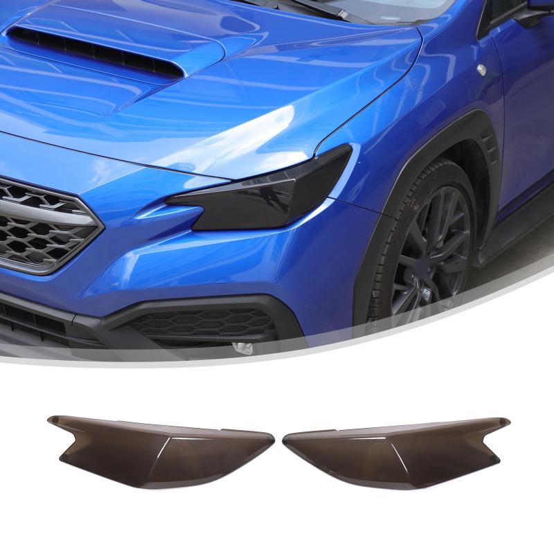 スバル WRX/レヴォーグ 2022年～現行に専用 フロントランプカバー ウィンカー保護シェル 前のランプシェル ライトカバー スモークカバー ウィンカーシェル ヘッドライトシェル 保護カバー