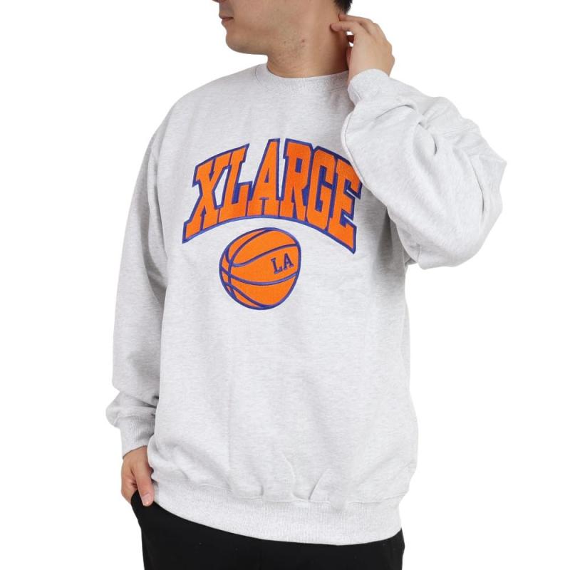 [XLARGE] 調教師COLLEGE LOGO CREWK SWEATメンズ