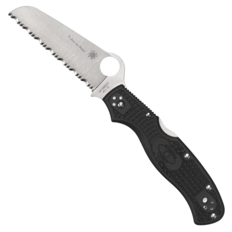 スパイダルコ(Spyderco) レスキュー ブラック 波刃 C14FSBK 全長:211mm