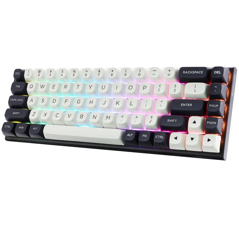 K701 ラピッドトリガーキーボード ゲーミングキーボード 有線 60% テンキーレス 英語配列 磁気スイッチ アクチュエーションポイント調整可能 8000Hzポーリングレート RGBバックライト ( 6,399円