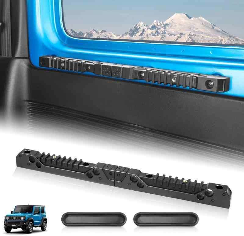 探索シリーズ ジムニー JB64 ヘッドレストホルダージムニー JB74 ヘッドレスト収納 ジムニー ヘッドレストスタンド 対称溝図柄 カスタム 取付簡単 車中泊 プラスチック製 内装