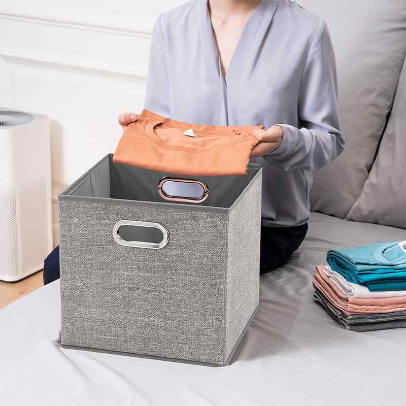衣物納めるボックス席 折りたたみ式 無蓋 積み重ね能力のある 無紡布 金属元素引っ掛かり 米色 薄墨色 梯形 取り片づける箱 御召しもの ソックス 内衣 毛衣 逐次刊行物 文具 かざり付ける品 手あそび 雑貨 多役立つこと 今日このごろ 分かりやすい 麻風 納める 収納家具 抽き出し 臥し所 リビング 書屋 回廊