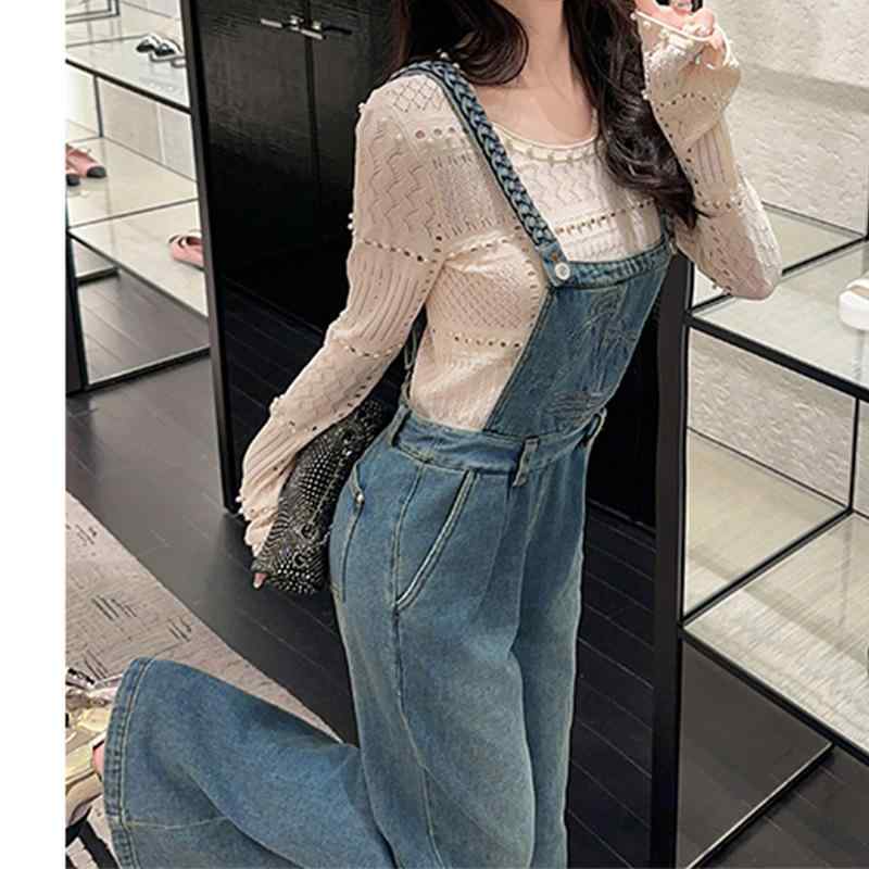 \u0026quot;商いもの名 ジーンズ サロペットパンツ ミッドウエスト 引っ切り無い填まる Vのど首 刺しゅう風 不都合産業 軽さ 通年能力のある 御機嫌酉の方角 心地よい  心地よい 普段使い分かりやすい 今めかしい 愛くるしげ 今めかしい ゆったり 今めかしい お上さん用 ジーンズパ